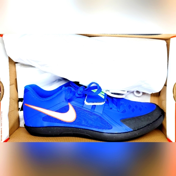 Nike Zoom Rival SD 4 Throwing Shoes Rotational Blue Sz 10.5 Men NIB - Picture 1 of 10